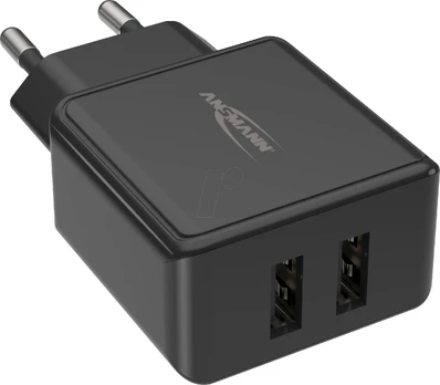 Įkroviklis Ansmann HC212 2x USB-A 2.4 A (1001-0106)