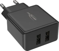 Įkroviklis Ansmann HC212 2x USB-A 2.4 A (1001-0106) kaina