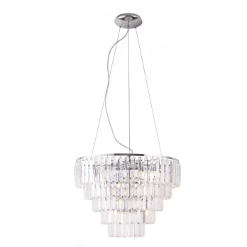 Pakabinamas šviestuvas MONACO Ø 60 cm : Spalva - Chromo