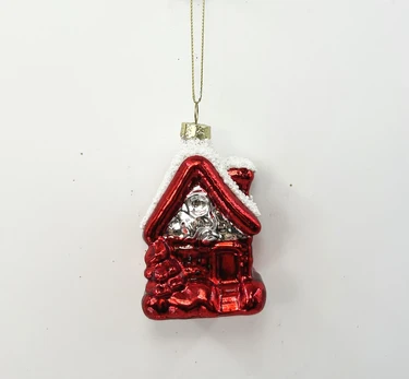Mondex Bombka szklana 5,3x4,9x8,2cm