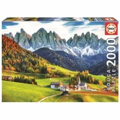 Dėlionė Educa Autumn in the Dolomites 2000 Dalys kaina