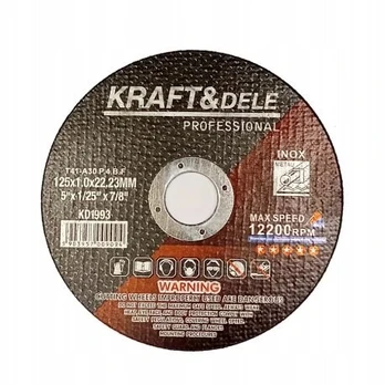 Pjovimo diskas metalui 125x1,0x22,2mm Kd1993