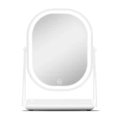 Gillian Jones - Mirror With LED Light and Tray - White kaina