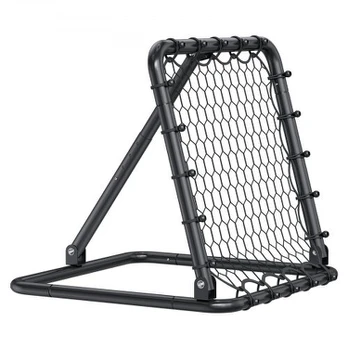 Futbolo atšokimo vartai 86,4 x 86,4 cm juodi