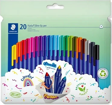 STAEDTLER Fiberpen Triplus Color 1mm ass (20)