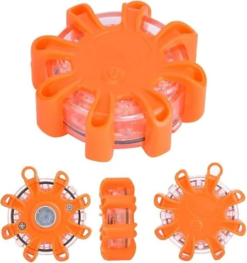 LED įspėjamasis saugos žibintas Road flare mini, 1 vnt.