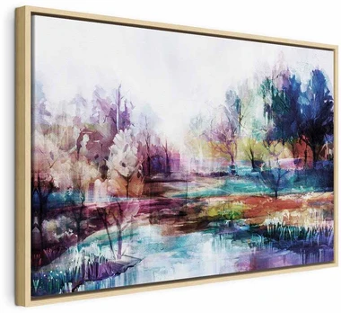 Artgeist Paveikslas - World in Paints (1 Part) Wide