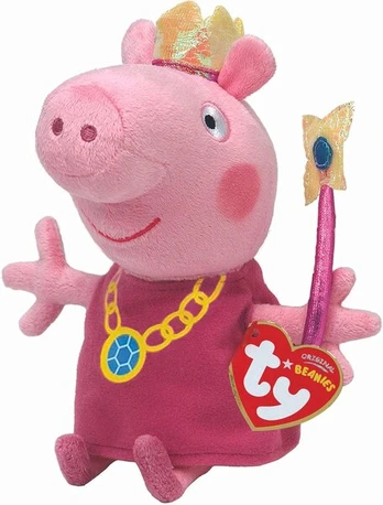 Pliaušinė "peppa Pig" princesė Peppa, 25 cm