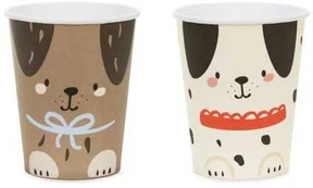 Party Deco Hunde papkrus, 6 stk