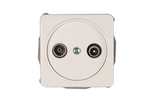 TV + R antenos lizdas be rėmelio LX 200, galinis, baltos sp.