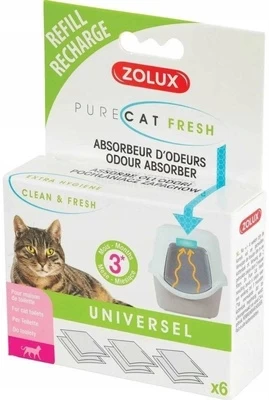 ZOLUX Purecat Fresh Kvapus sugeriančios kasetės
