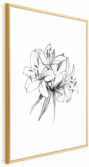 Artgeist Plakatas - Drawn Flowers