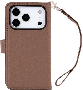 Dėklas Mercury Essential Diary do iPhone 17 Pro / 18 Pro ruda