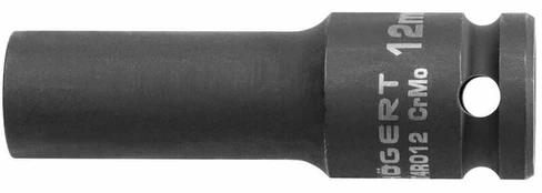 Smūginis lizdas 1/2", 16 mm, CrMo, gilus