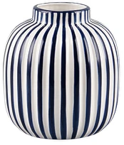Vaza M&M Zebra 3040112, 20.7 cm, mėlyna sp./balta sp.