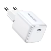 GaN USB C 30W PD Ugreen Nexode Mini fast charger - white kaina