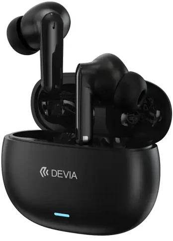 Devia „Bluetooth“ ausinės TWS Lite3 EM423 juodos spalvos ANC