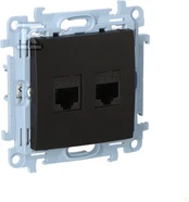 Kontakt Simon GN.2-KR.KOMP.RJ45 KAT5E JUODA SIMON10