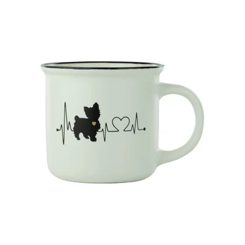 Puodelis ILAJA DOG, 6 dizainų, baltos sp., 370 ml