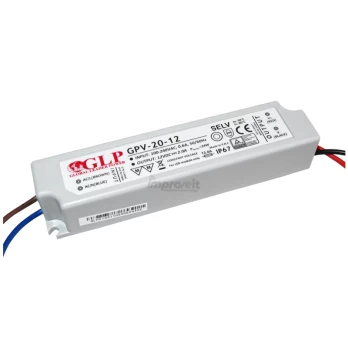 GLP maitinimo šaltinis 12V 24W IP67 (GPV-20-12)