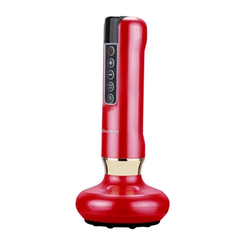 Humanas DermaSmooth Anticellulite Massager with Chinese Cupping Device Function - Raudona