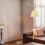 Artemide stovas Tolomeo Mega, baltas/aliuminis, pergamentas, reguliuojamas