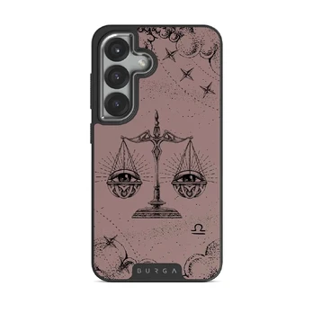 Libra - Samsung Galaxy S25 Plus Case, Elite Dark (Magnetic) / Silver / Pink