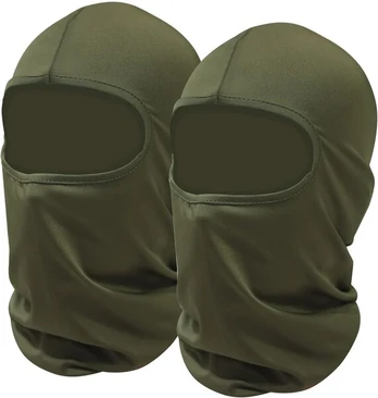 Balaclava POSSBAY, žalia, 2 vnt., Universalus