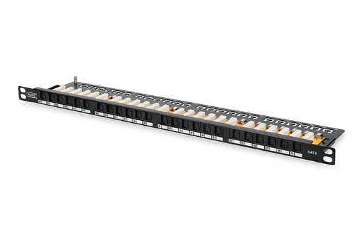 Assmann DIGITUS DN-91624U-SL-SH - patch panel - 0.5U - 19"