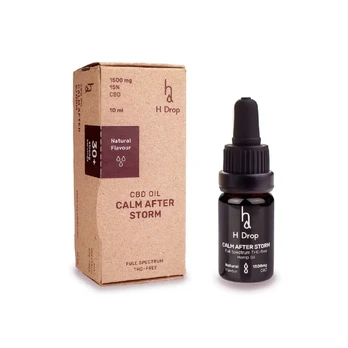 H Drop Calm After Storm 15% CBD Kanapių Aliejus