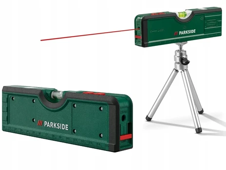 Parkside lazerinis gulsčiukas su stovu plw a5