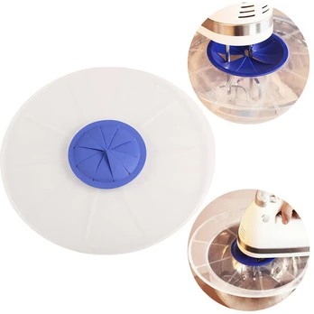 Kitchen tools,Avoids Spill Silicone Splatter Screen Baking Mixing Bowl Guard Covers Pots Shields Cookware Lids,