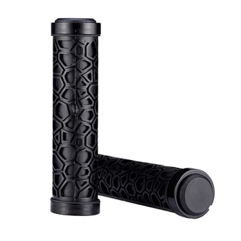 Rockbros 2017-14ABK bicycle grips - juodas
