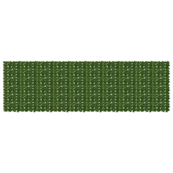 Balkono ekranas su lapais Žalia 500 x 150 cm