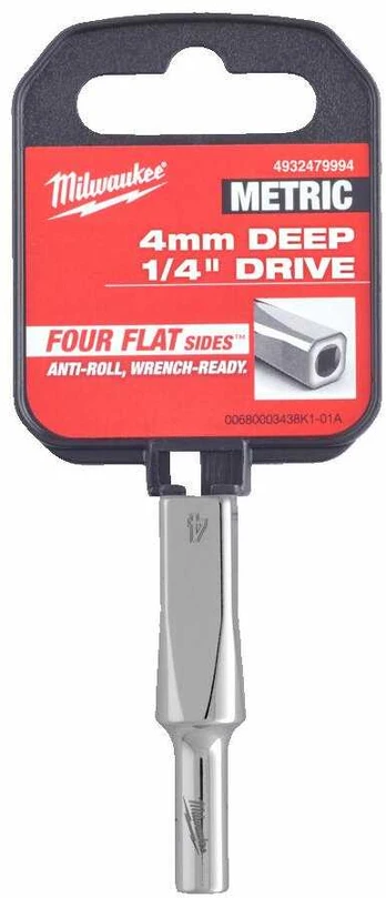 MILWAUKEE NASADKA 1/4" DŁUGA 4 mm