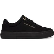 Laisvalaikio batai Tommy Hilfiger Th Foxing Platform Canvas FW0FW09480 Juoda