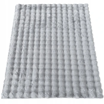 Pilkas 3d kilimas 160x200 cm svetainei, miegamajam