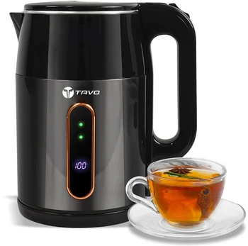 Elektrinis virdulys TAVO, 1,5 l, juodas