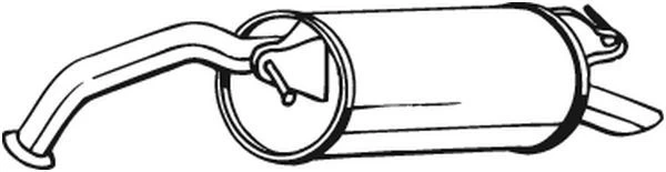 Galinis duslintuvas BOSAL 228-043