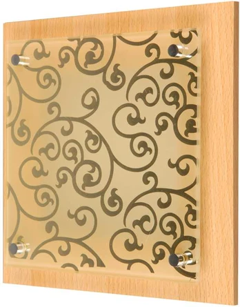 PLANTA PLANE 24X24 1X60W E27 ESY CHOCOLATE