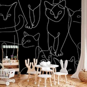 Fototapetas Artgeist Cat Habits, 400 cm x 280 cm kaina