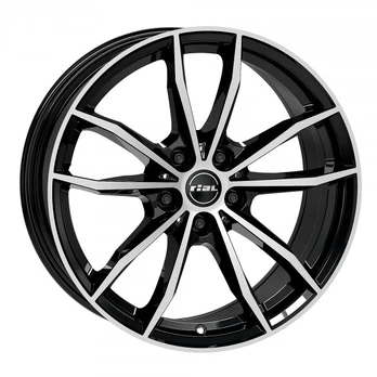 RIAL X12 8X18 5X112 ET15/66.5 CZARNY/POLER