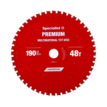 SPECIALIST+ pjovimo diskas Multimaterial 190x48Tx30mm