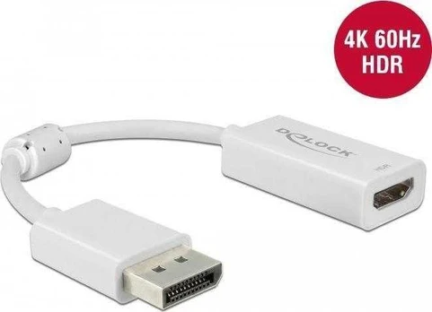 Adapteris AV Delock DeLOCK DP 1.4 St> HDMI-A 19 kontaktų lizdas