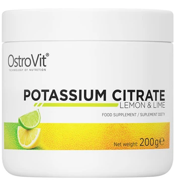 OstroVit Potassium Citrate, Lemon & Lime, 200 g