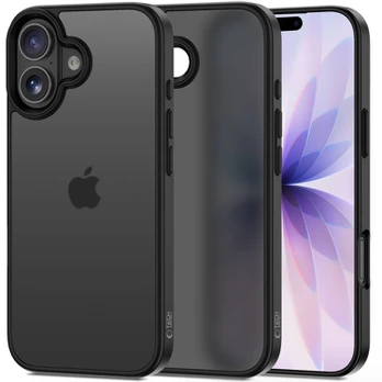 Matinis juodas dėklas Apple iPhone 17 telefonui "Tech-Protect Magmat"