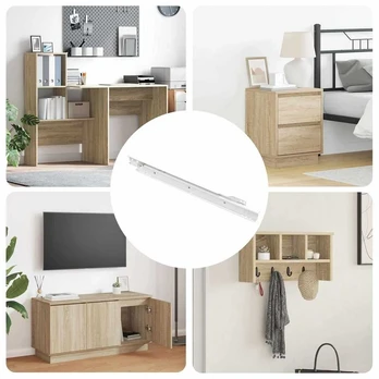Stalčių bėgis 63 pcs Balta Plienas