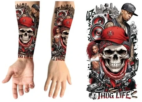 Fiesta Thug Life tatuiruotė
