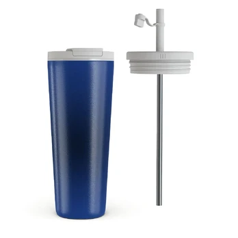 Neptune - Travel Mug, 700 ml / Flap & Straw Set
