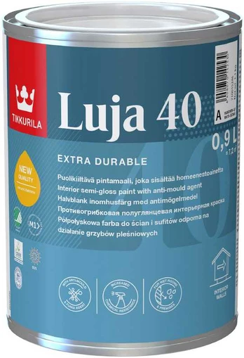 Tikkurila Krāsa sienām luja 40 0.9l a-balta